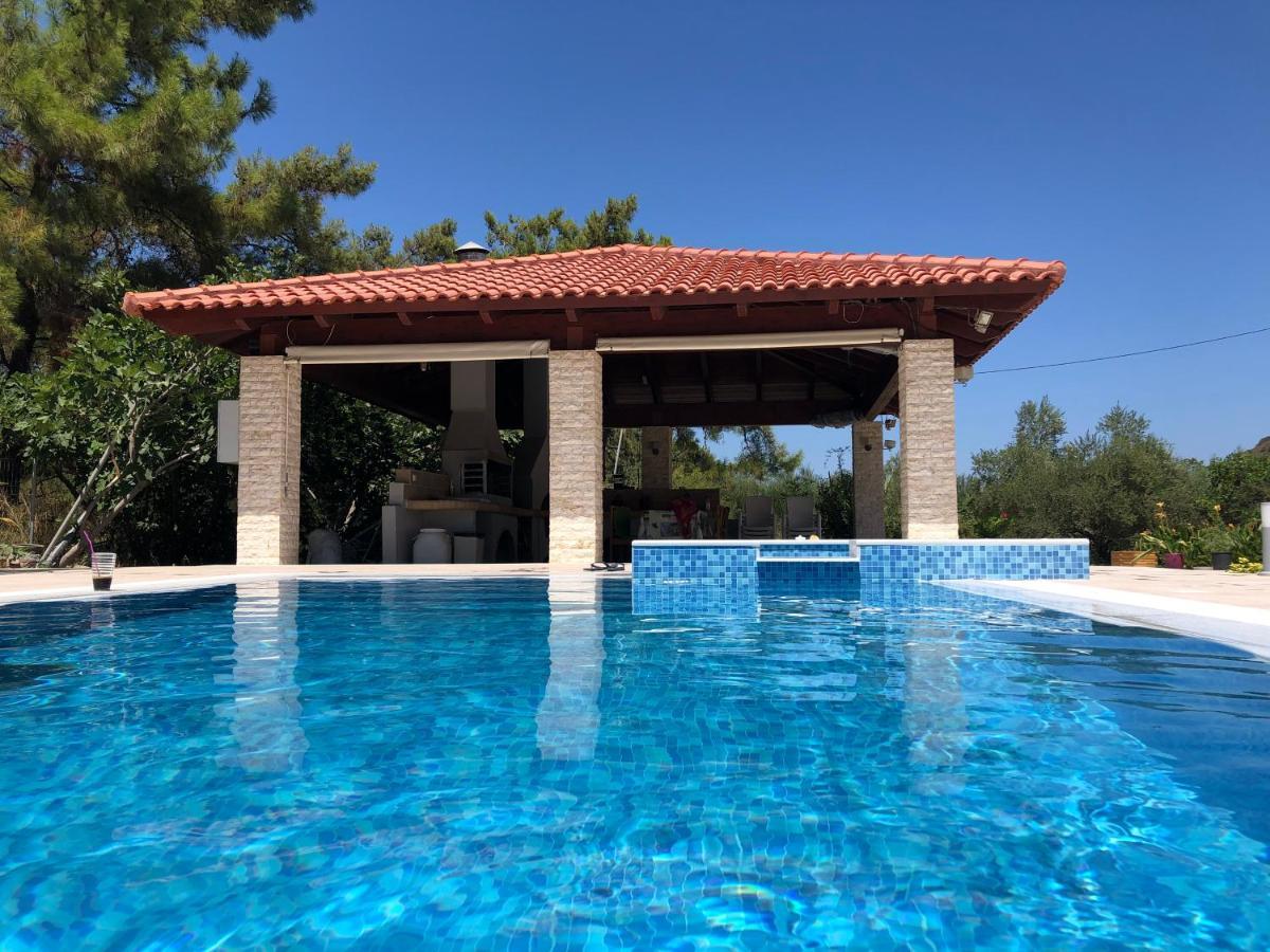 Fiore Di Rodi - Private Pool, Jacuzzi And Barbecue 이알리소스 외부 사진
